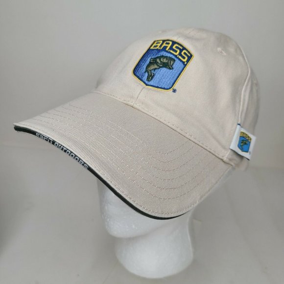 Bass Pro Shop Hat Lot of 2 Blue Embroidered Cotton Strapback Green Trucker Snap - Picture 2 of 12